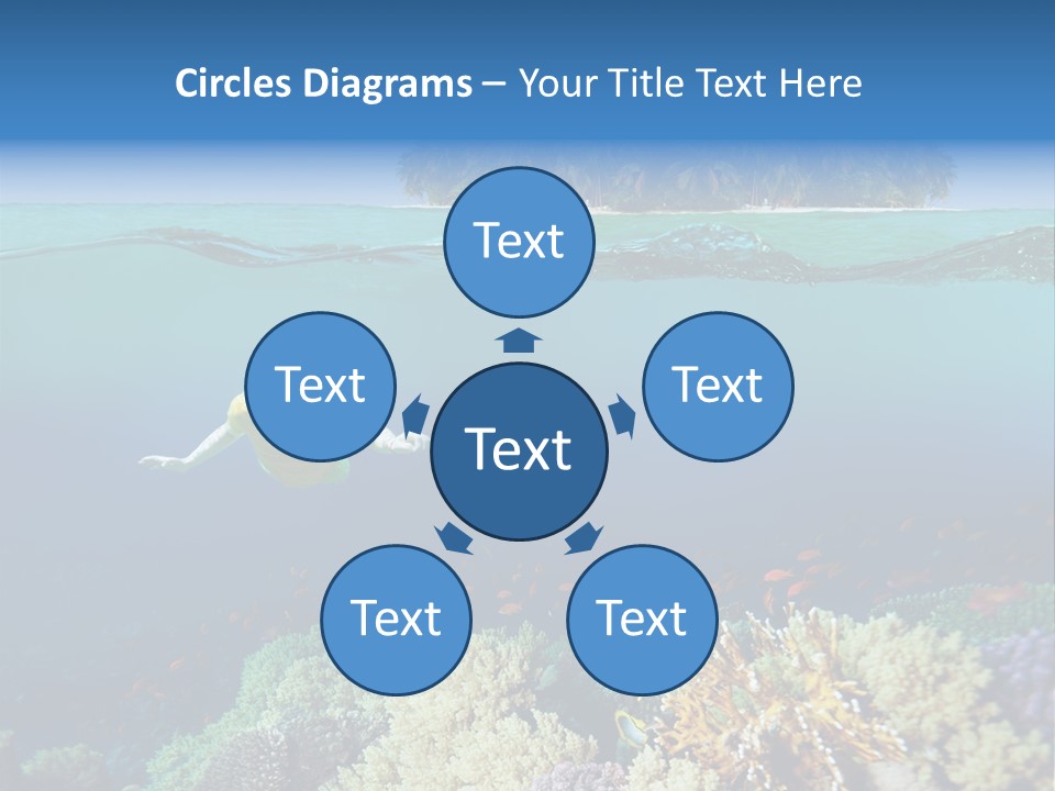 Maldives Reef Fish PowerPoint Template