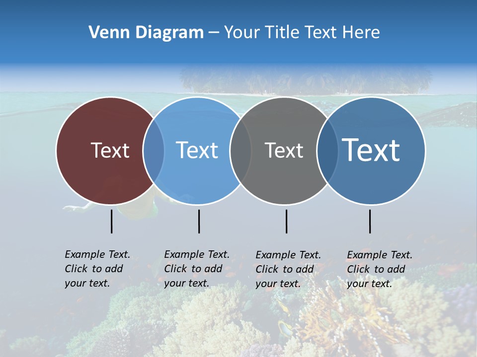 Maldives Reef Fish PowerPoint Template