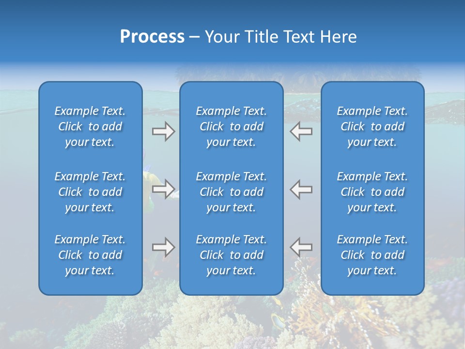 Maldives Reef Fish PowerPoint Template