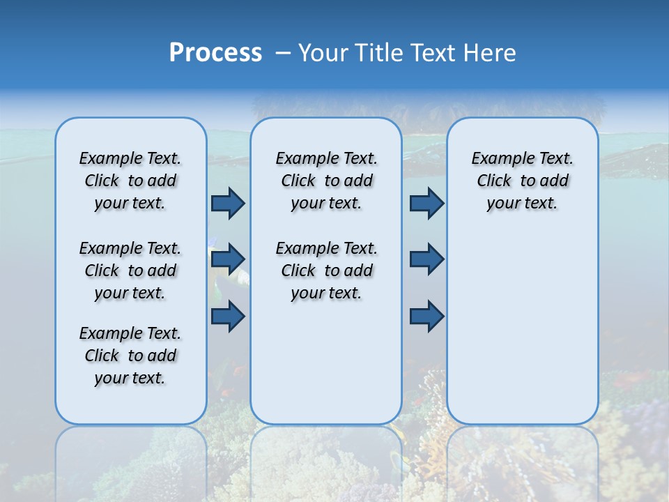 Maldives Reef Fish PowerPoint Template