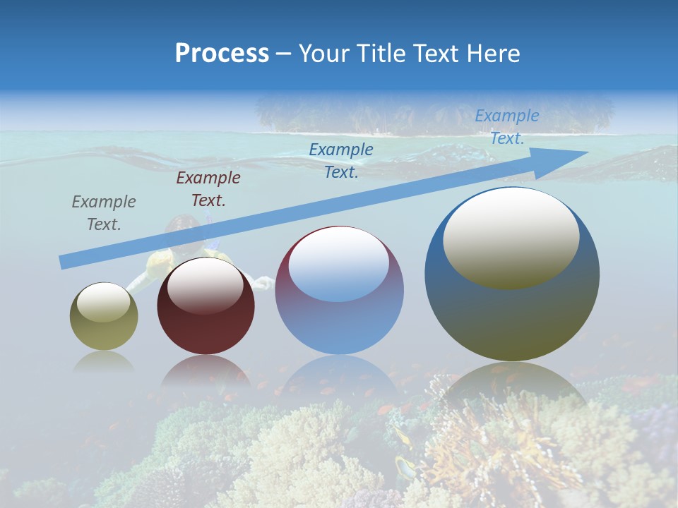 Maldives Reef Fish PowerPoint Template