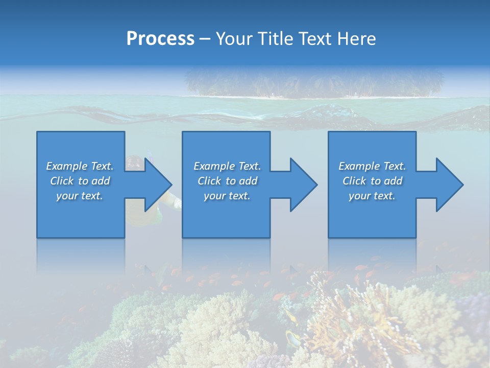 Maldives Reef Fish PowerPoint Template