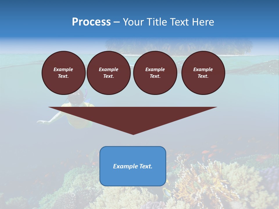 Maldives Reef Fish PowerPoint Template