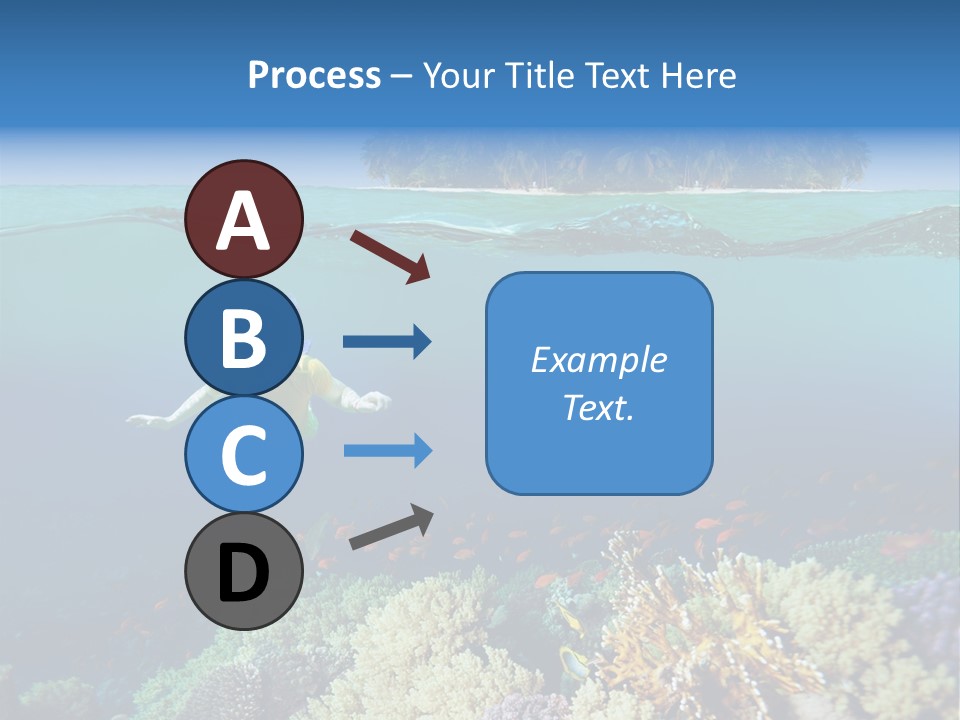 Maldives Reef Fish PowerPoint Template