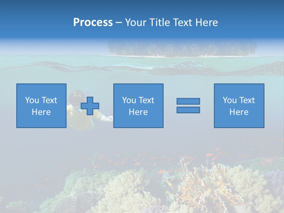 Maldives Reef Fish PowerPoint Template