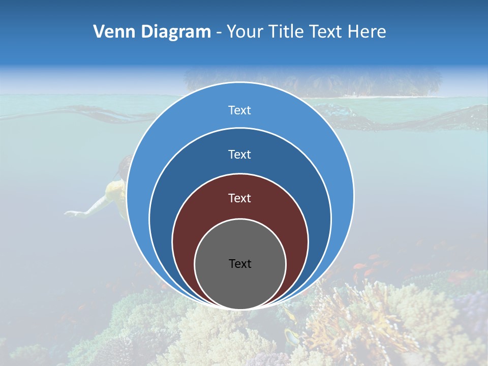 Maldives Reef Fish PowerPoint Template
