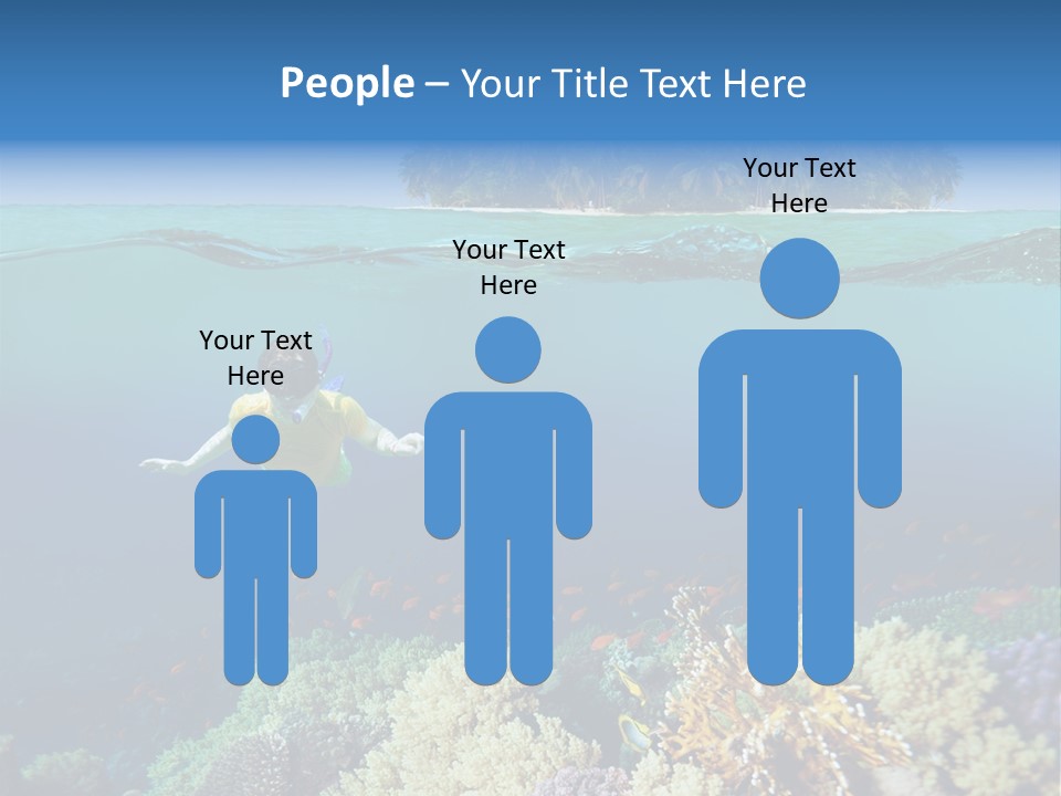 Maldives Reef Fish PowerPoint Template