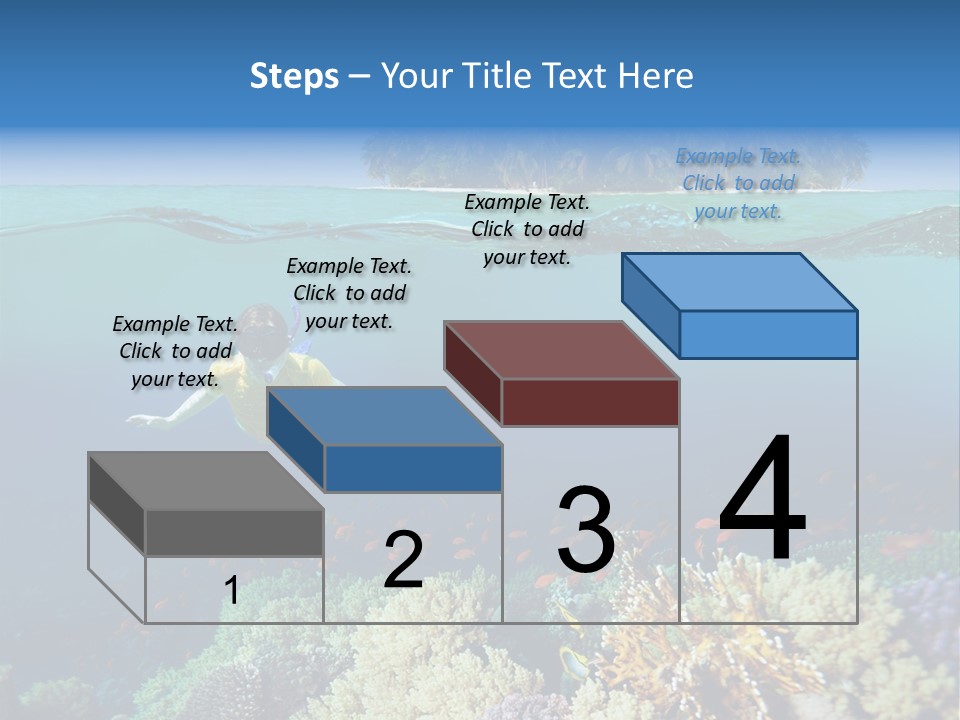 Maldives Reef Fish PowerPoint Template