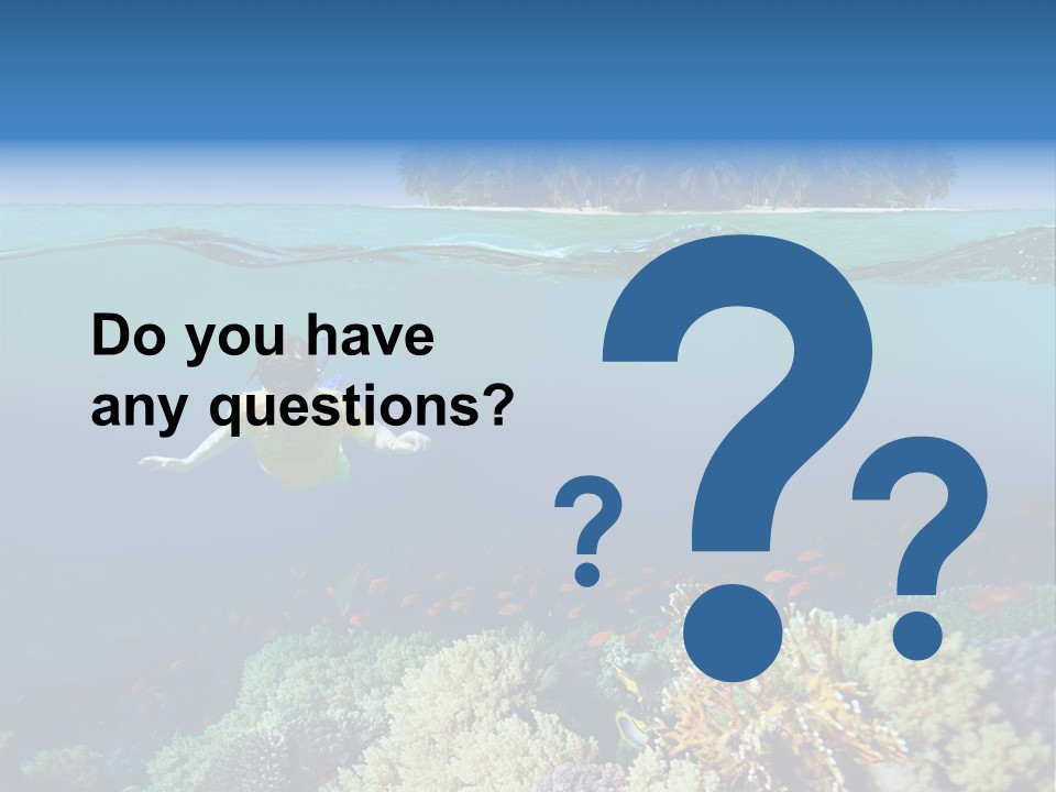 Maldives Reef Fish PowerPoint Template