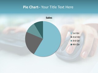 E Business Modern Busy PowerPoint Template