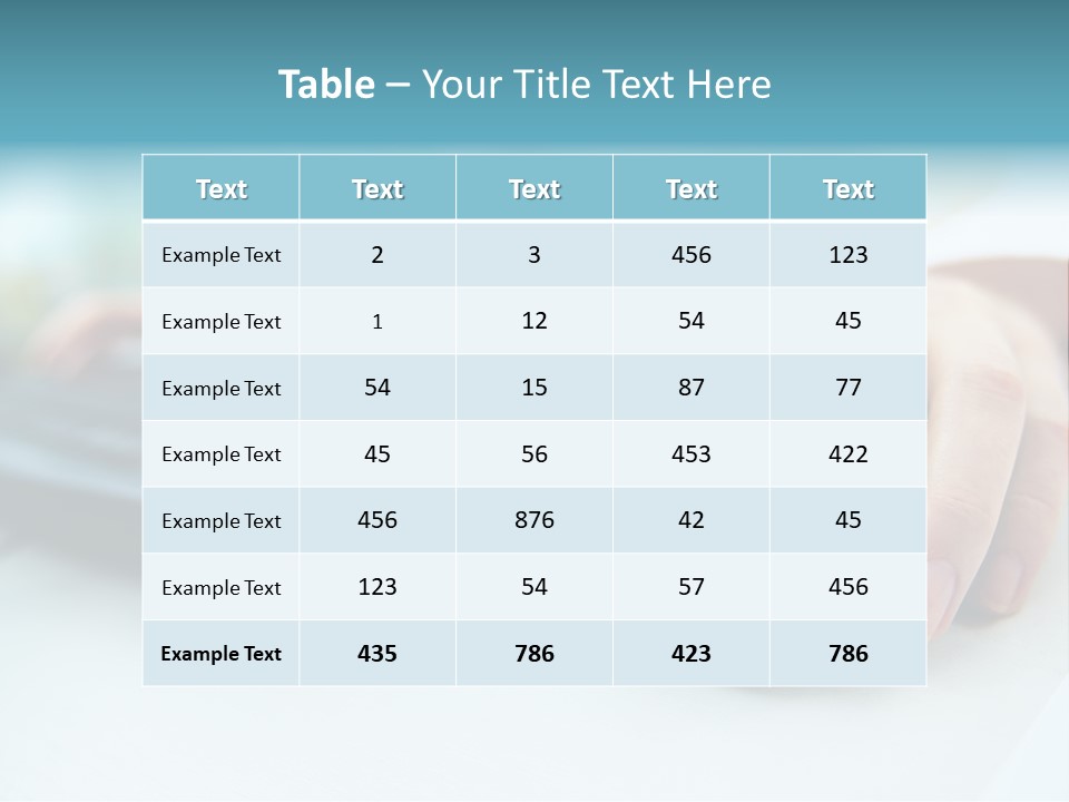 E Business Modern Busy PowerPoint Template