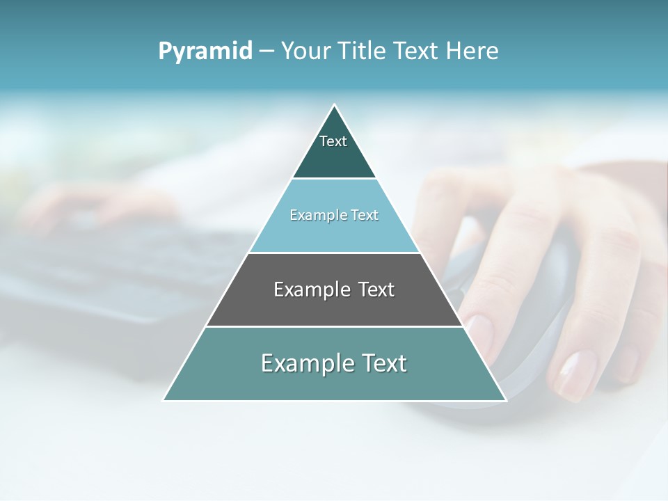 E Business Modern Busy PowerPoint Template