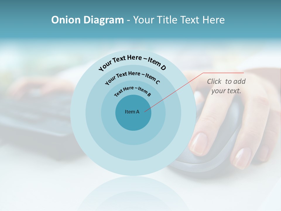 E Business Modern Busy PowerPoint Template