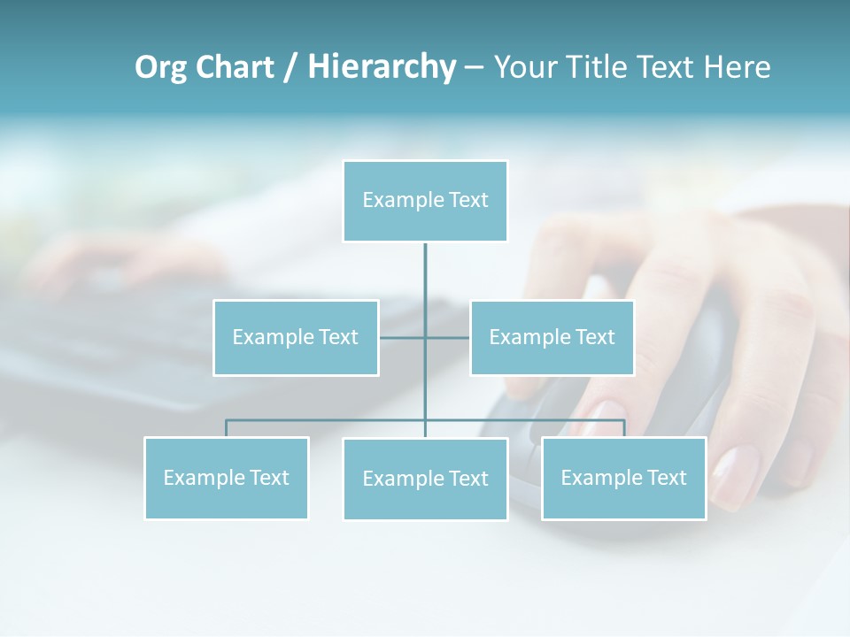 E Business Modern Busy PowerPoint Template