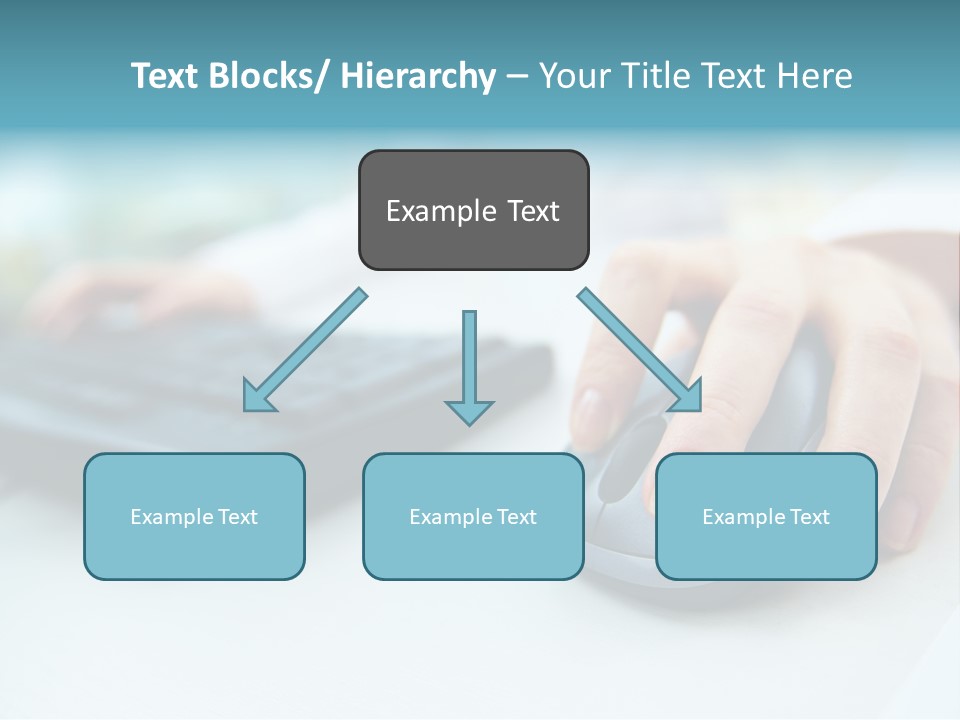 E Business Modern Busy PowerPoint Template