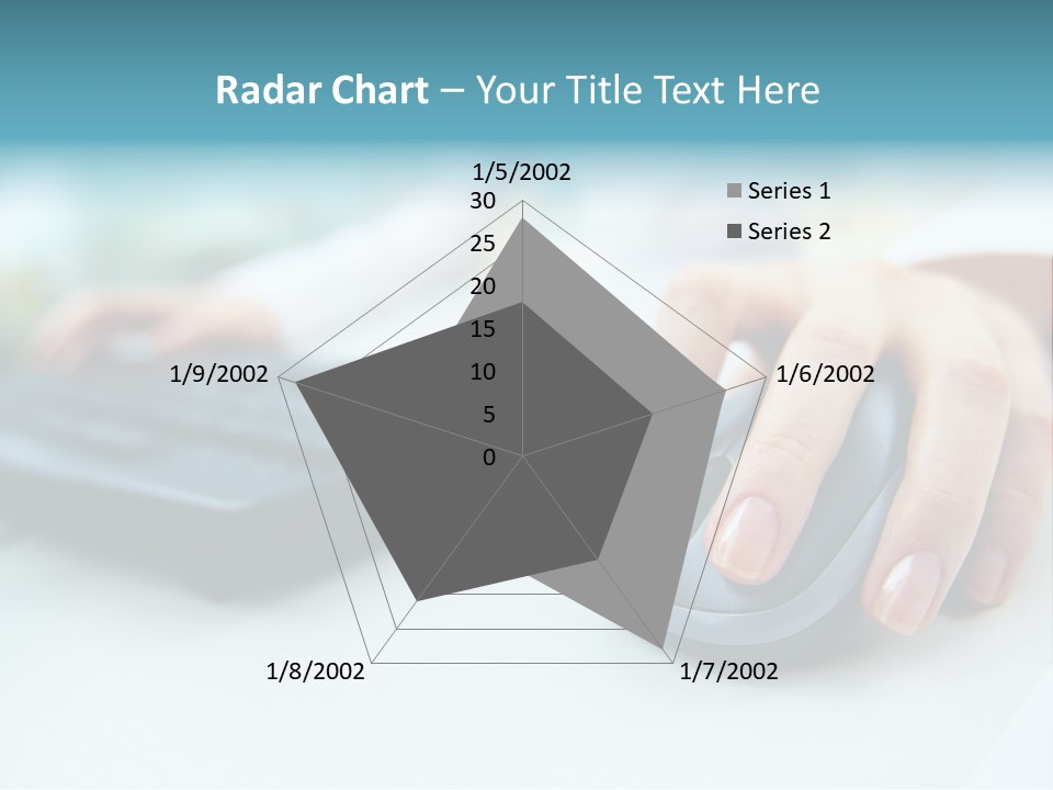 E Business Modern Busy PowerPoint Template