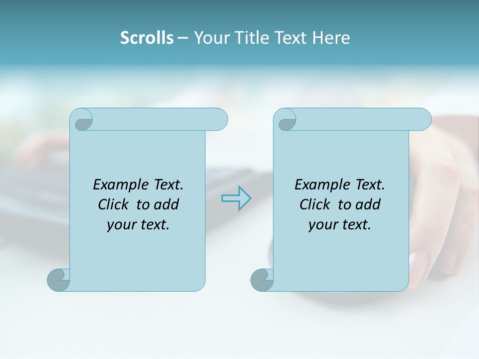 E Business Modern Busy PowerPoint Template