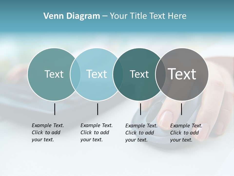 E Business Modern Busy PowerPoint Template