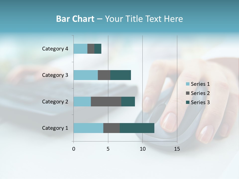 E Business Modern Busy PowerPoint Template