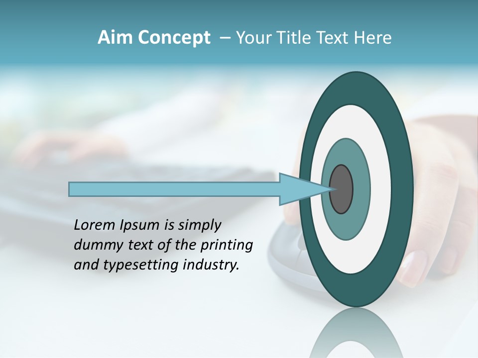 E Business Modern Busy PowerPoint Template