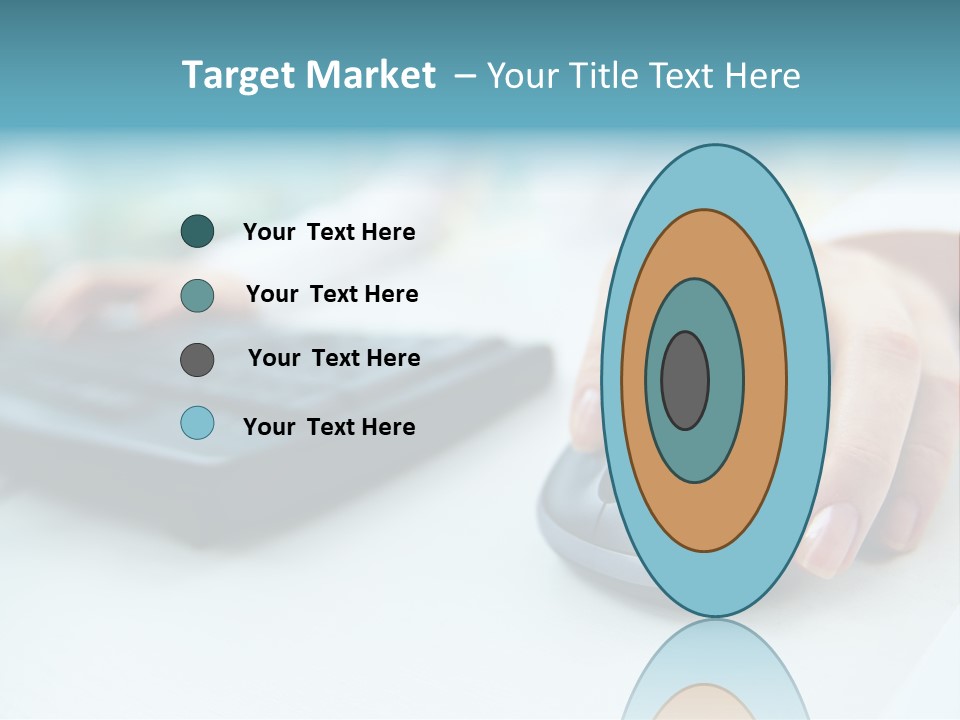 E Business Modern Busy PowerPoint Template