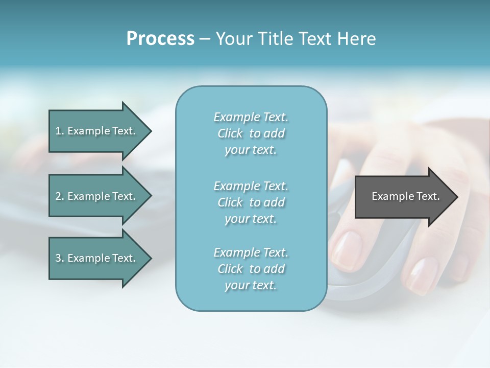 E Business Modern Busy PowerPoint Template