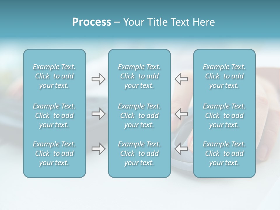E Business Modern Busy PowerPoint Template