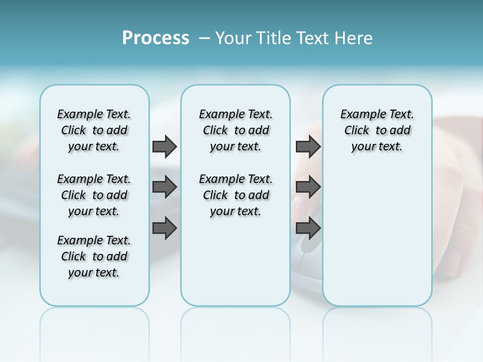 E Business Modern Busy PowerPoint Template