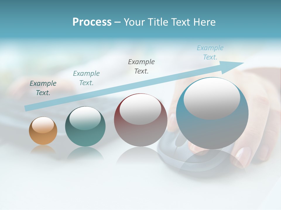 E Business Modern Busy PowerPoint Template