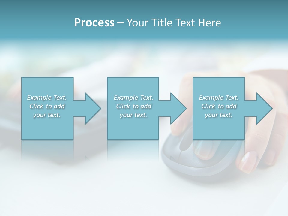 E Business Modern Busy PowerPoint Template