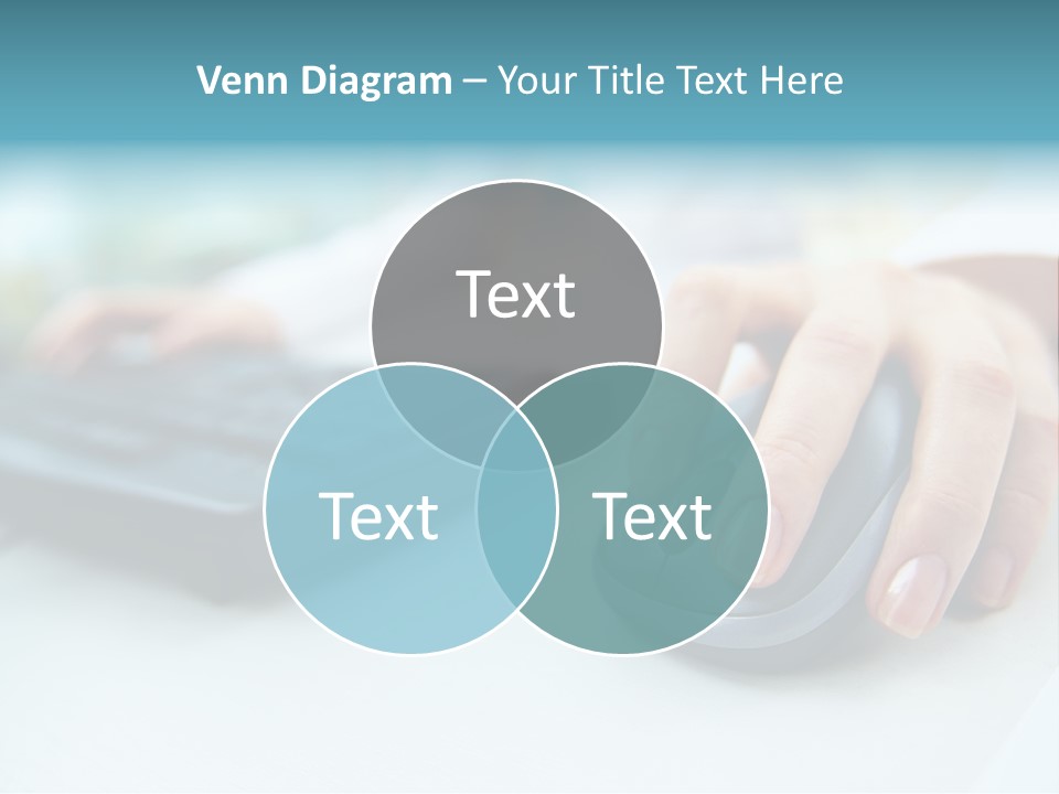 E Business Modern Busy PowerPoint Template