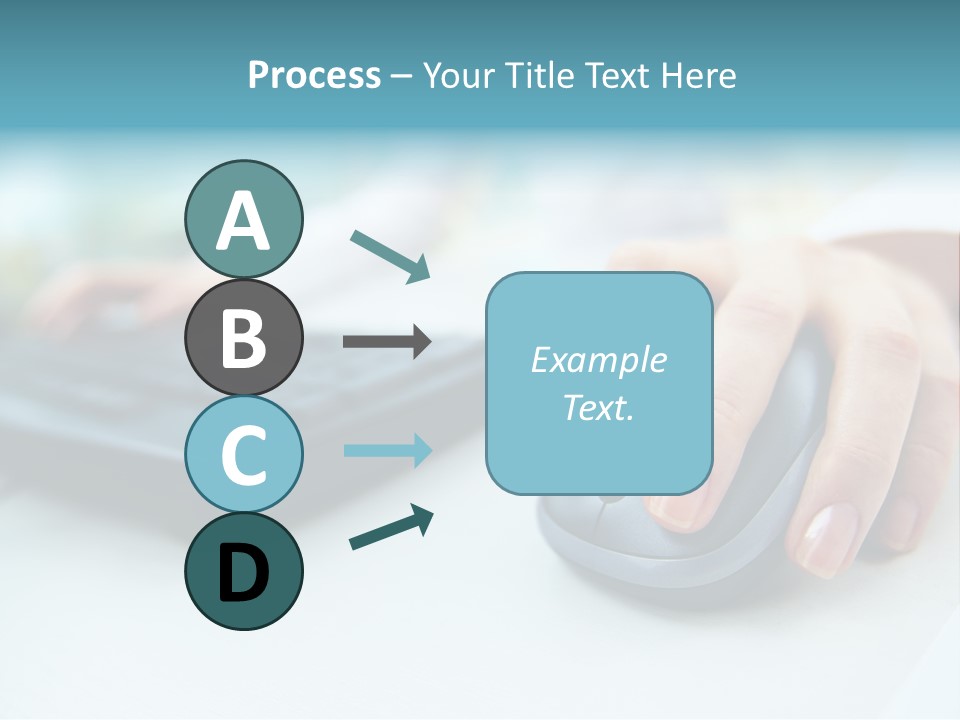 E Business Modern Busy PowerPoint Template