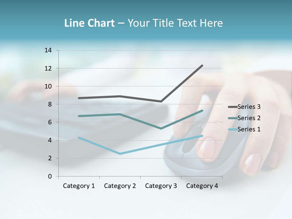 E Business Modern Busy PowerPoint Template