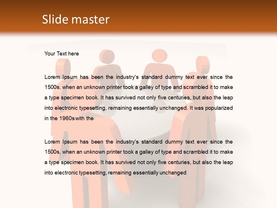 Elegant Contemporary Empty PowerPoint Template