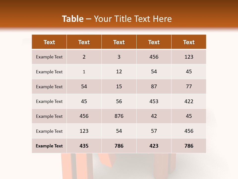 Elegant Contemporary Empty PowerPoint Template