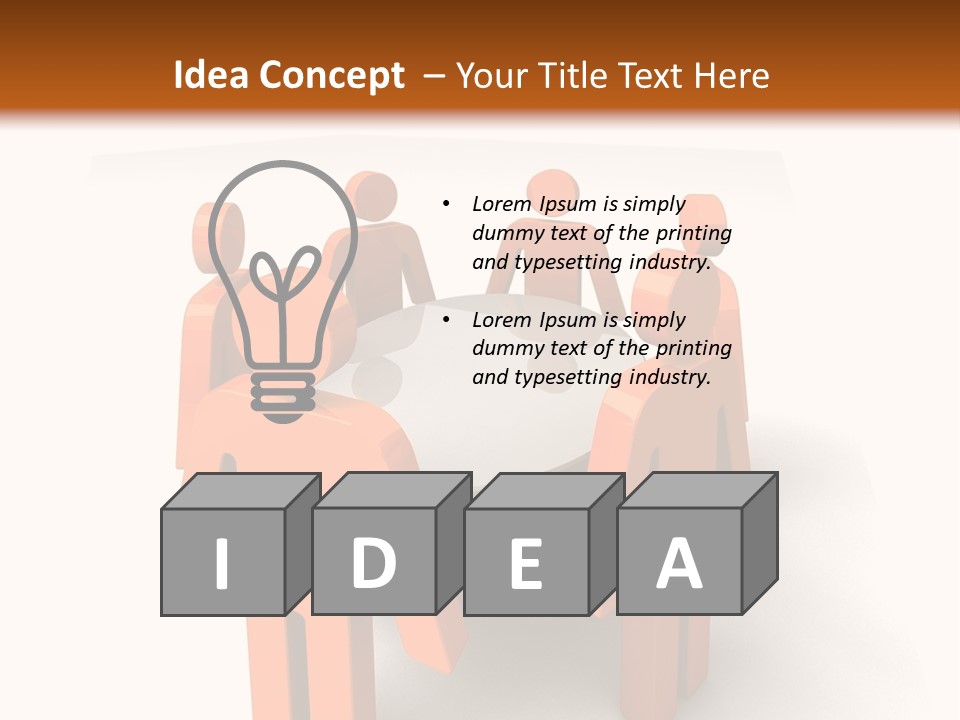 Elegant Contemporary Empty PowerPoint Template