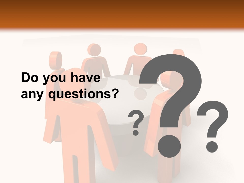 Elegant Contemporary Empty PowerPoint Template