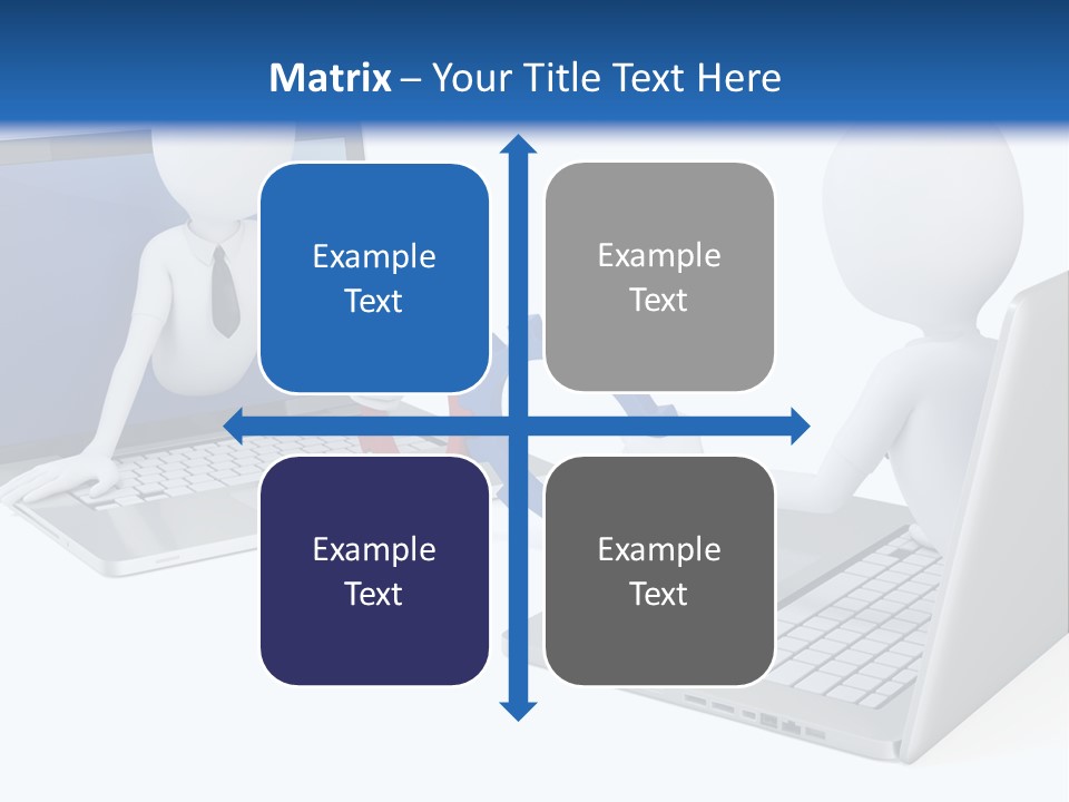 Online Male Businessman PowerPoint Template