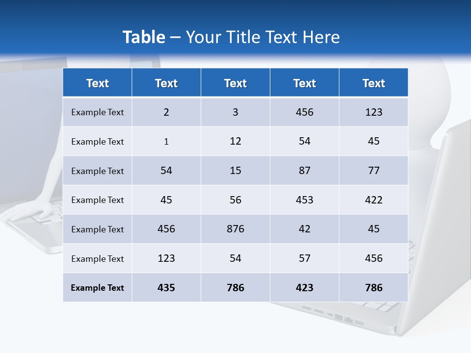 Online Male Businessman PowerPoint Template
