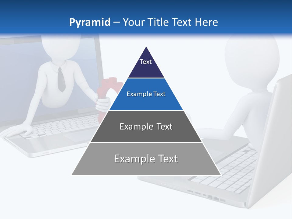 Online Male Businessman PowerPoint Template