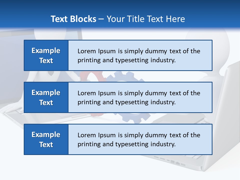 Online Male Businessman PowerPoint Template