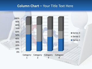 Online Male Businessman PowerPoint Template