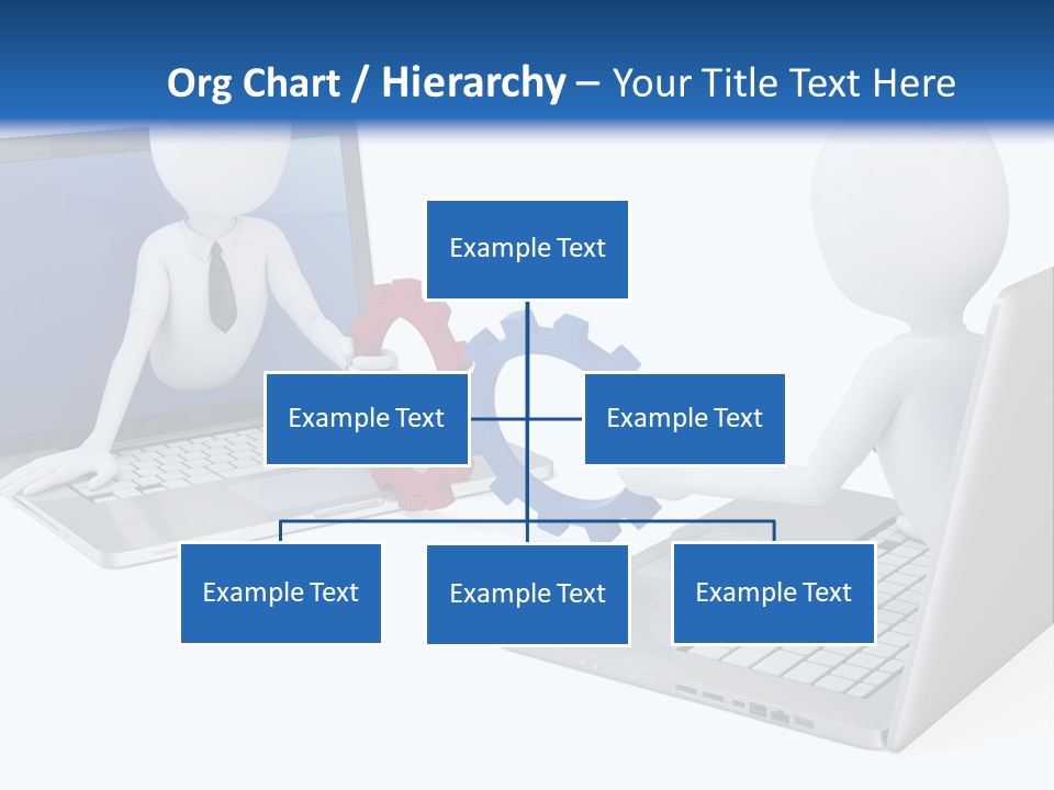 Online Male Businessman PowerPoint Template