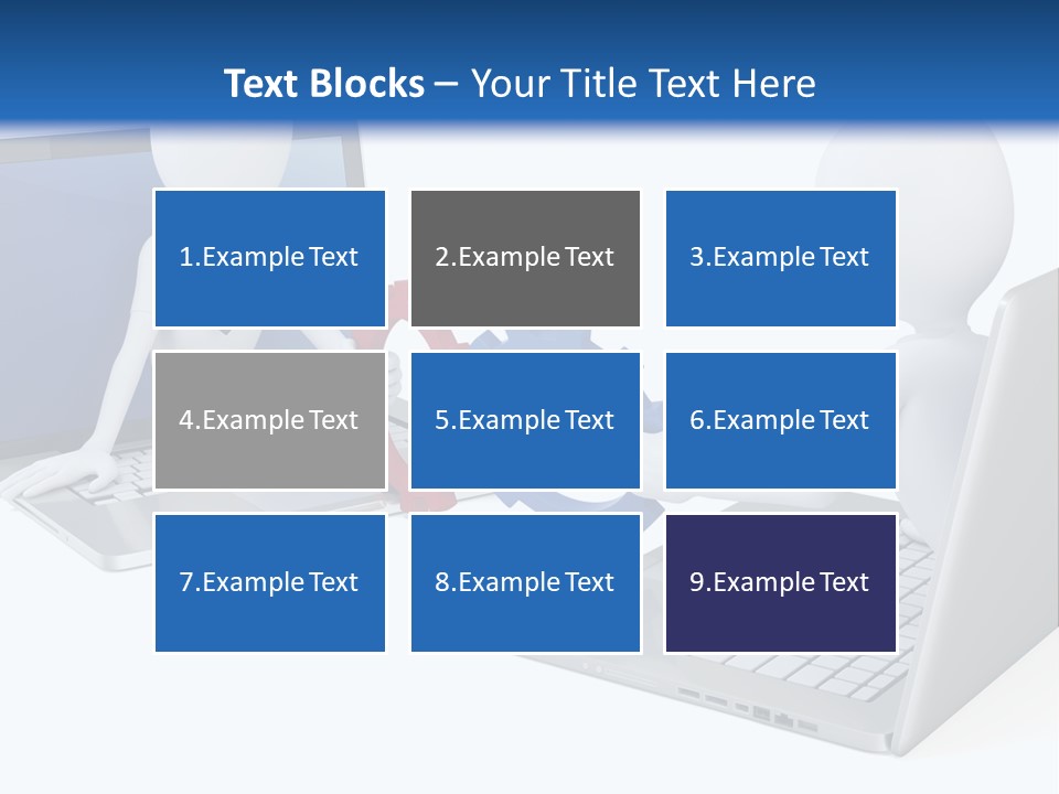 Online Male Businessman PowerPoint Template