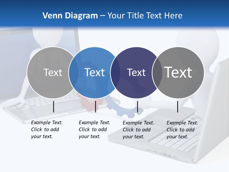 Online Male Businessman PowerPoint Template