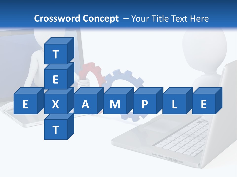 Online Male Businessman PowerPoint Template