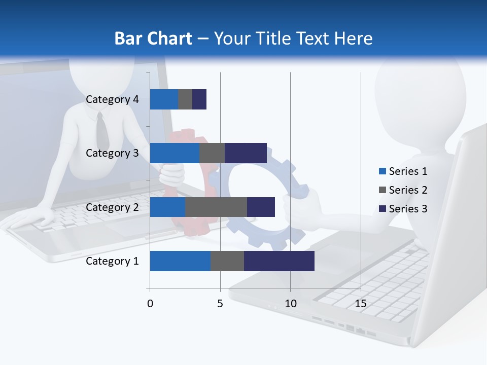 Online Male Businessman PowerPoint Template