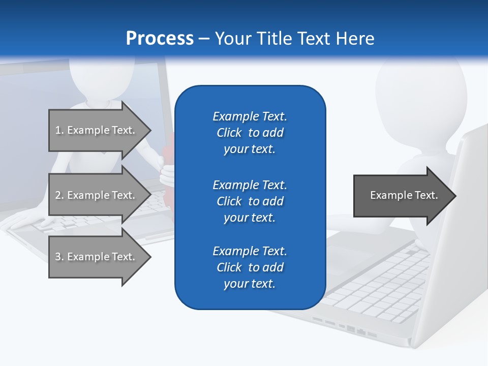 Online Male Businessman PowerPoint Template