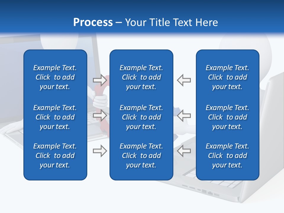 Online Male Businessman PowerPoint Template