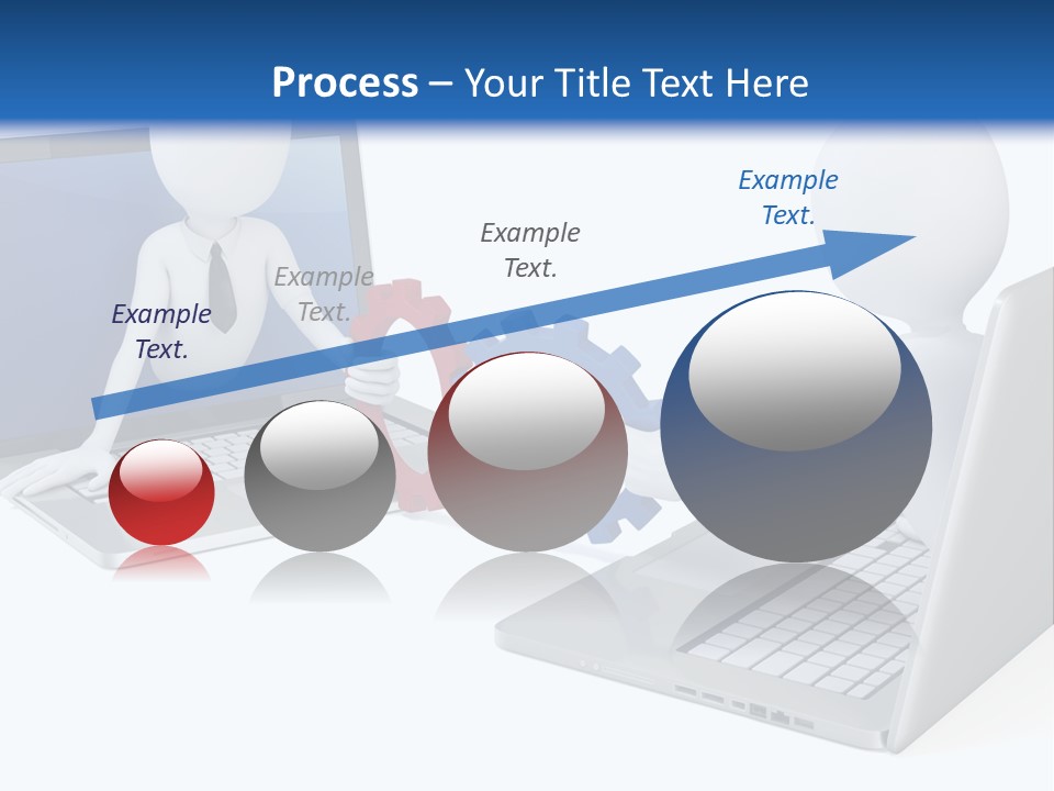 Online Male Businessman PowerPoint Template